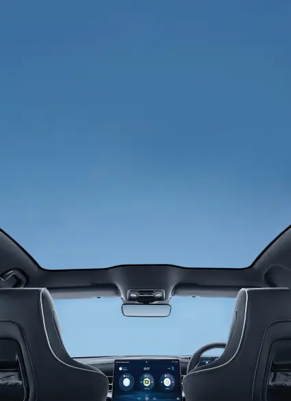 Silver-Plated Panoramic Glass Roof